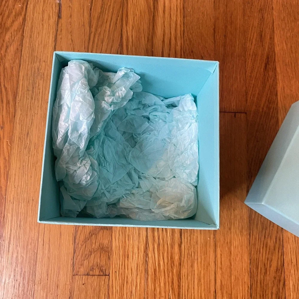 Tiffany & Co Tiffany Blue Square Gift Box Empty Jewelry Watch Packaging